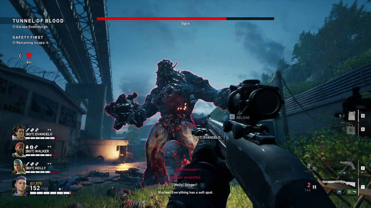 BACK 4 BLOOD:Gameplay Walkthrough Campaign Full Game ACT 1 (No Commentary)