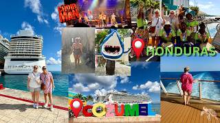 DAY AT SEA, COZUMEL, MEXICO + ROATAN, HONDURAS | NCL ESCAPE CRUISE PART 1 | vlog 338