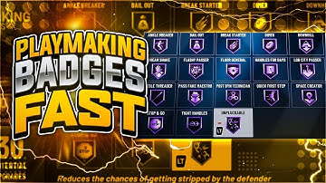 NBA 2K20- FASTEST WAY TO GET PLAYMAKING BADGES (30K+)