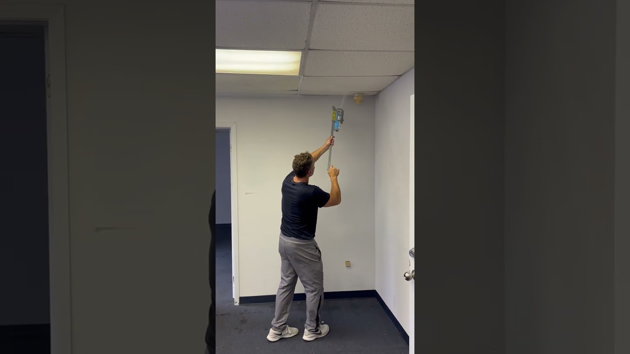 Tip for painting ceiling grid.