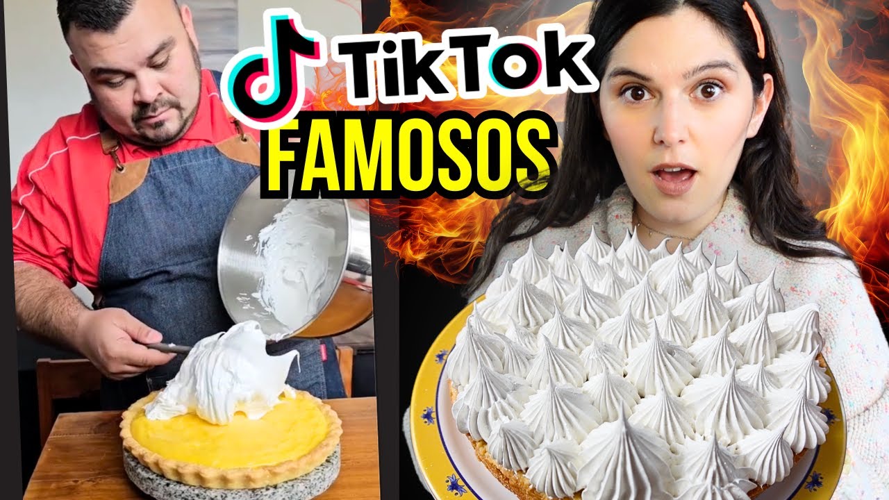 DESMINTIENDO Recetas de TIKTOKERS FAMOSOS con MILLONES DE VISTAS - LEMON PIE de Edgardo Rios