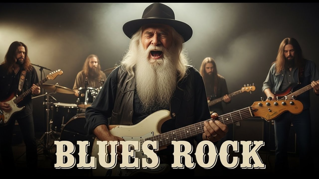 Vintage Blues Rock Energy 🎸 Hendrix & ZZ Top Guitar | Gritty Vocal Mood