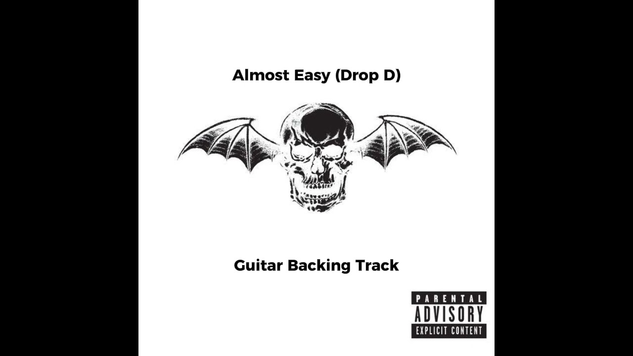 Avenged Sevenfold - Almost Easy (Guitar Backing Track) (Drop D Tuning)