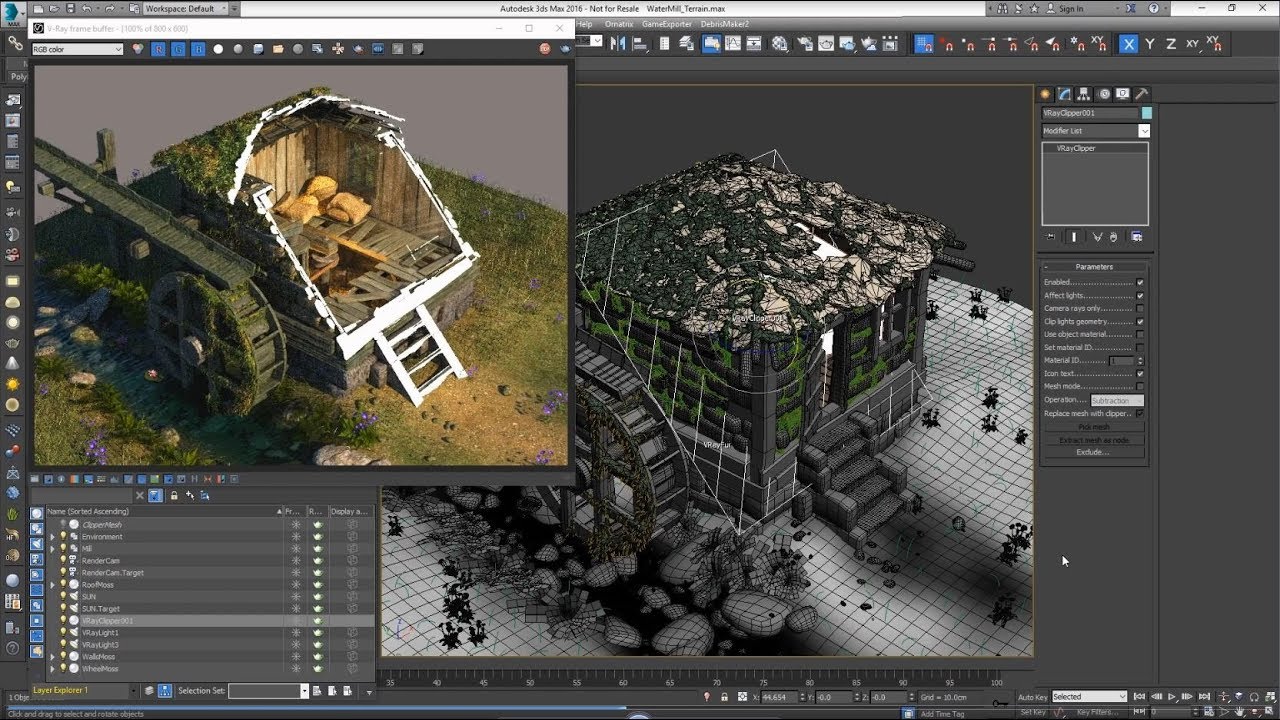 V Ray for 3ds Max – Quick Tutorial Clipper - YouTube