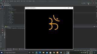 python turtle Om symbol drawing Wealth