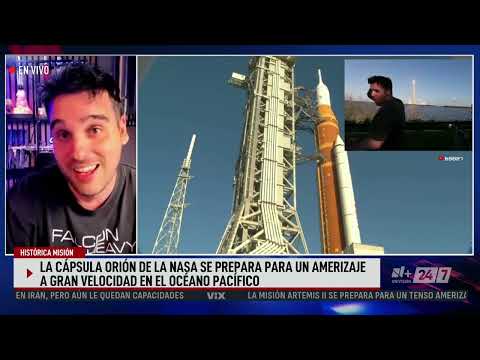 Entrevista para Televisa Univisión sobre Artemis II
