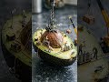 lemon,pumpkin and avocado miniature