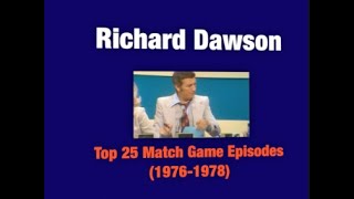 Richard Dawson Top 25 Match Game Episodes 19761978
