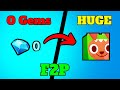 0 Gems to Huge as Free to Play on PET SIMULATOR 99 ROBLOX DAY 3