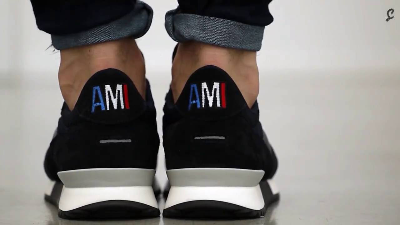 AMI Paris Navy Runner Unboxing | The Sole Supplier - YouTube