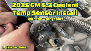 Suburban coolant temp sensor(with the wrong tools!) part link in description