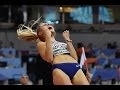 Yuliya Levchenko attempts  at European Athletics indoor championship BELGRADE 2017. High jump women