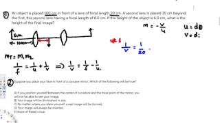 Physics - Geometric Optics and Optical Instruments #2