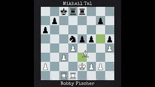 Bobby Fischer vs Mikhail Tal | Candidates Tournament (1962)