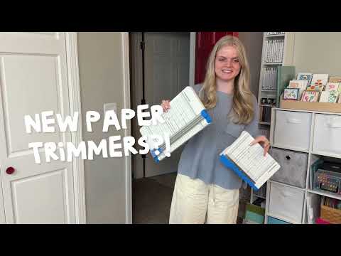 The Best Paper Trimmers for Scrapbooking? See Both in Action