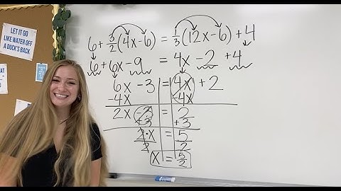 Solving Multi Step Linear Equations with FRACTIONS