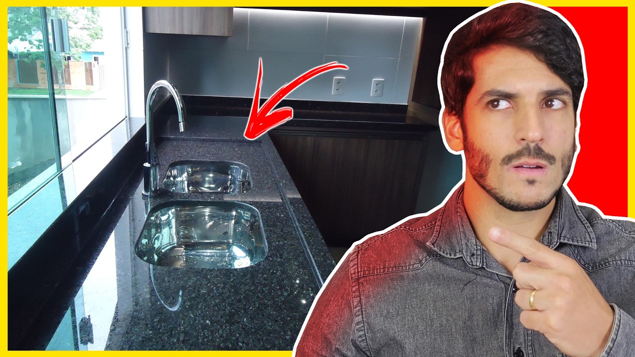 BANCADA DE COZINHA - ÁREA MOLHADA NA PIA E TIPOS DE REBAIXO