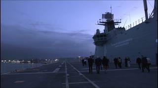 El Mayor buque de asalto de la armada Española Juan Carlos I se podra visitar en Santander