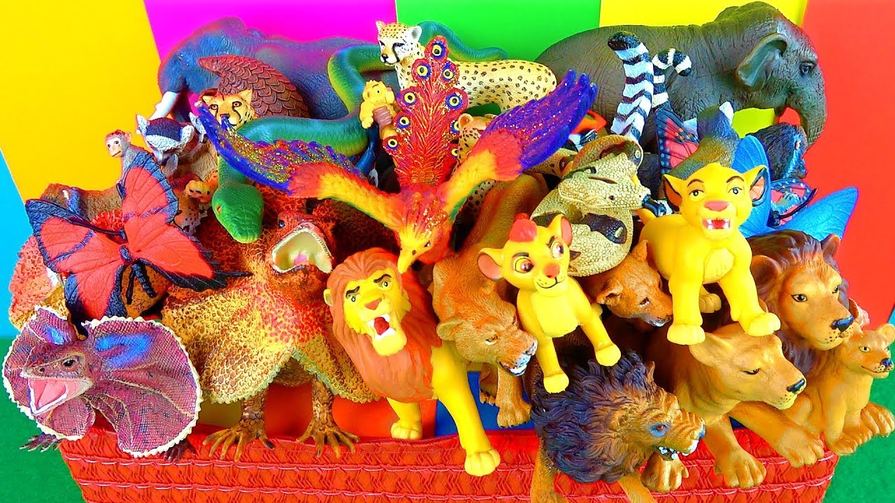 Learn WILD ZOO ANIMAL Names And Sounds For Kids Safari Animal Facts 
