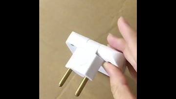 3 in 1 Foldable Wall Plug Adapter / Socket / Converter (1 Pc) MIx colour