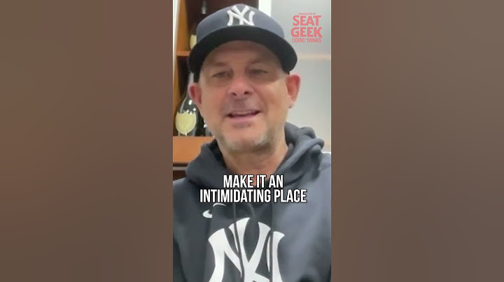 Aaron Boone wants Yankee Stadium LOUD for the playoffs #yankees #mlb #baseball #playoffs #postseason