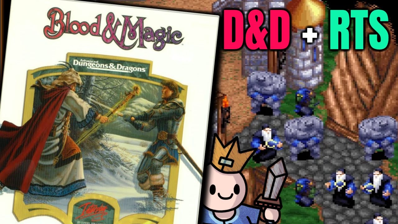 Rare D&D MS-DOS RTS - Blood & Magic - YouTube