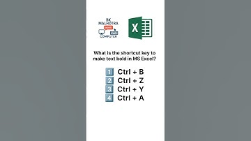 MS Excel Shortcut: Ctrl + B क्या करता है? 🔥 #shorts #excel #excelhacks #excelshortcuts #excelshorts
