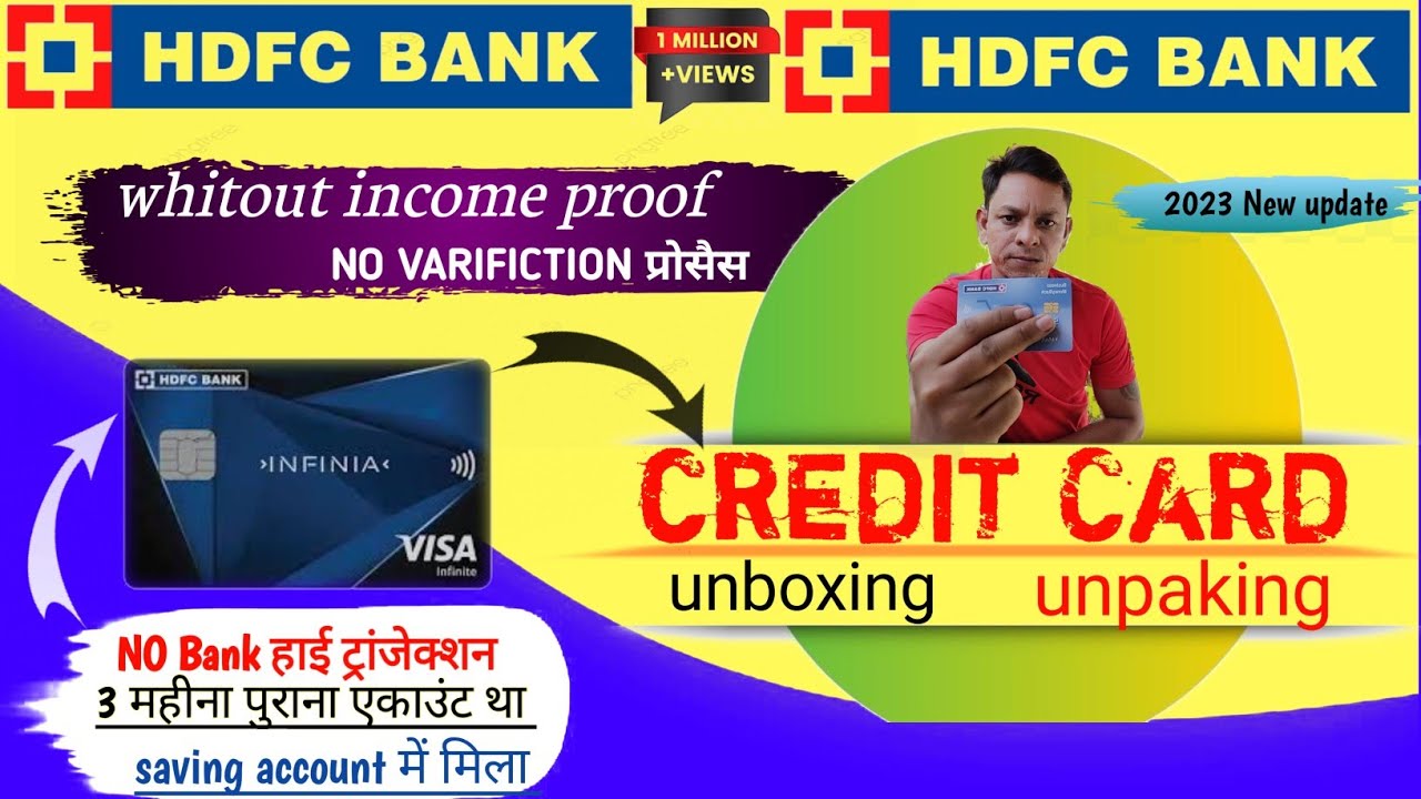 hdfc business moneyback credit card unboxingunpacking ! without proof credit card hdfc