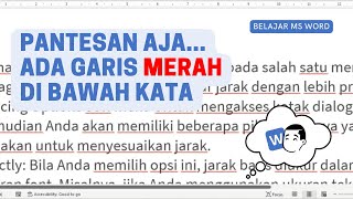 Kenapa Ada Garis Merah Di Bawah Teks Di Microsoft Word Dan Cara Menghilangkannya
