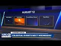 Keep your eyes on the sky Aug. 12 as four celestial events happen on the same day