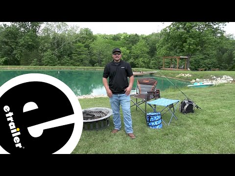 etrailer | The Low-Down on the Camco Bamboo Folding Table with Telescoping Legs