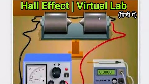 Hall Effect⚡🧲| Virtual Lab | Engineering Physics