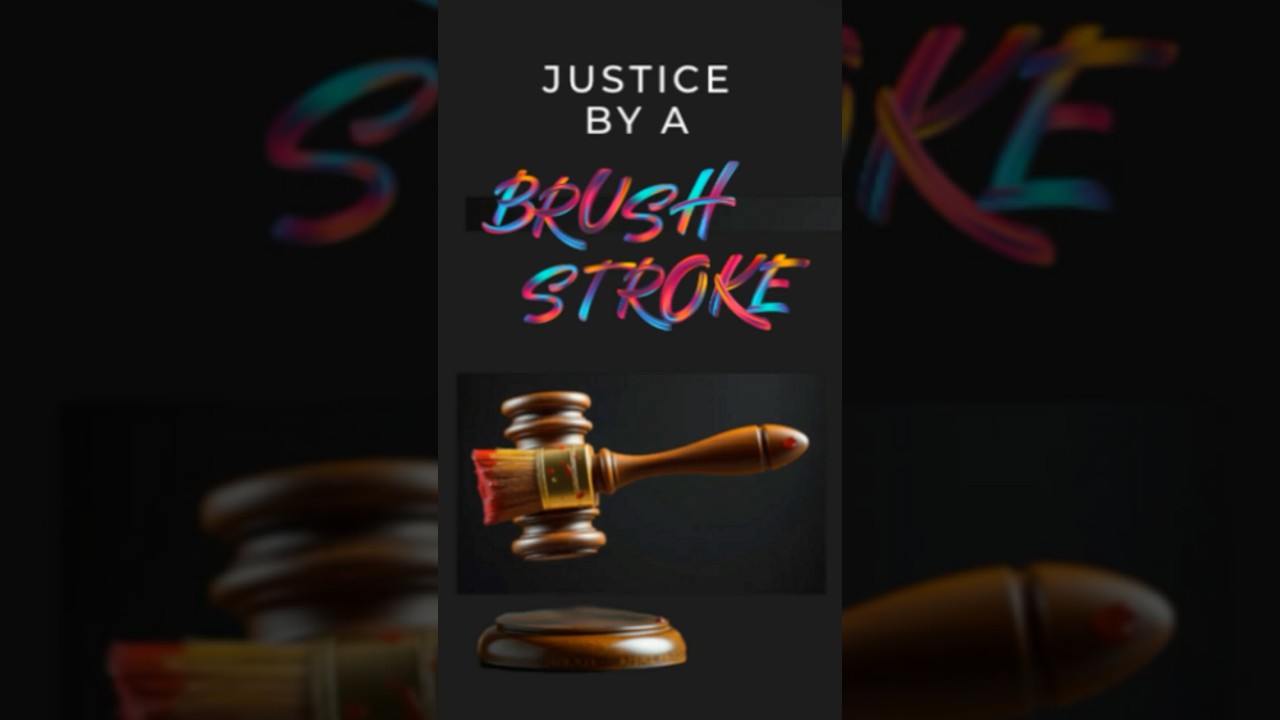 She Proved the Truth With a Paintbrush in Court! Brake-a-Brush Art Riddle by AmbarAzulArt