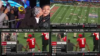Timothy Burke multicam feed Times Square All-22 and ESPN Georgia Ohio State radio calls
