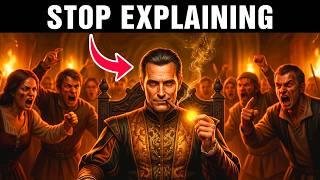 NEVER Explain Yourself. It Signals Weakness – Machiavelli | Psychology of People