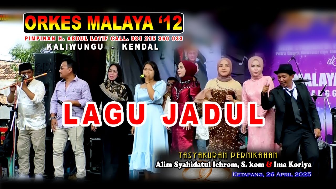 Koleksi Lagu Lagu Jadul ORKES MALAYA 12 Live Ketapang