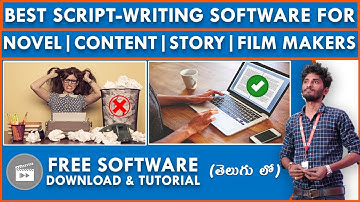 Best Script & Story Writing Software & App for Writers & Film Makers in Telugu 2021|SrinuKaranam