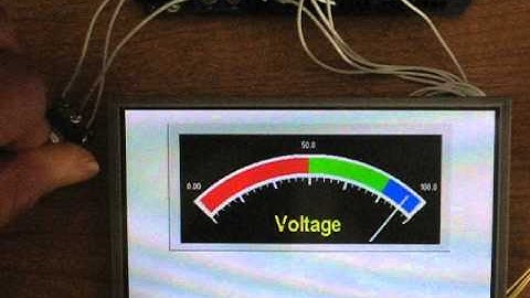 JP SerialTFT LCD Meter Function Test Video