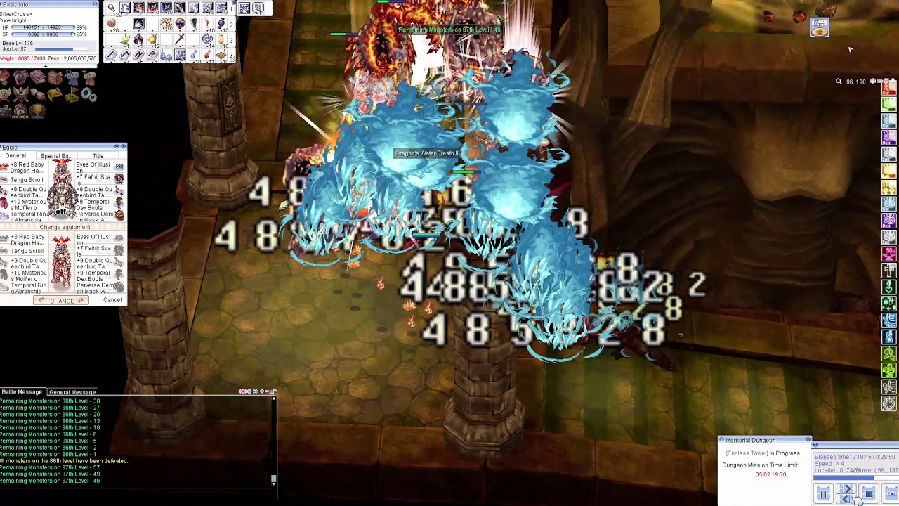 DBcrit Hybrid Rune Knight Full Endless Tower Speed Run 28MIN - YouTube