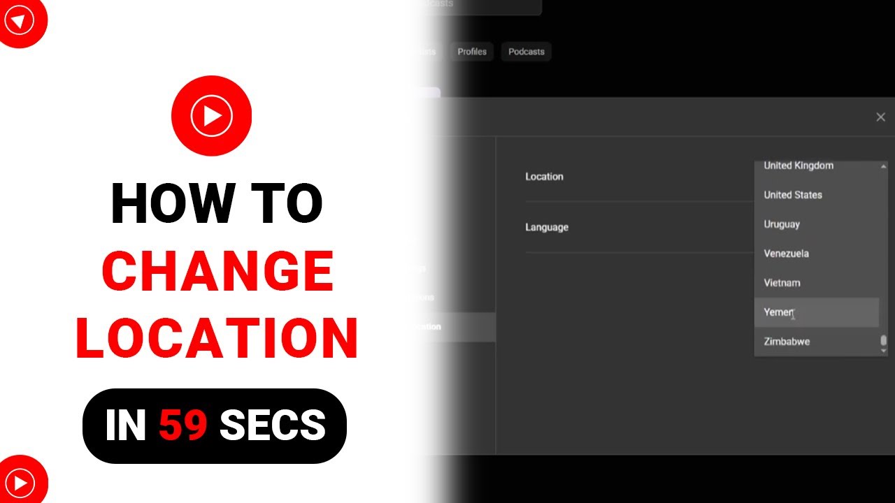 How to Change Location on Youtube Music [NEW] - YouTube