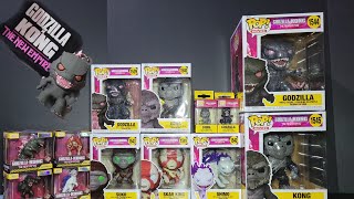 Godzilla x Kong Funko Pop, Bag Clips, and More! Figure Review | BurningGodzilla Fan 1954