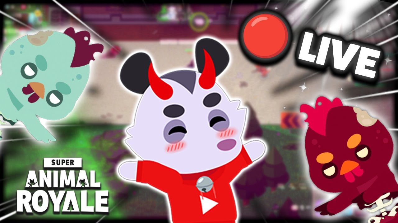🔴LIVE Bwoking Dead Gameplay | Super Animal Royale
