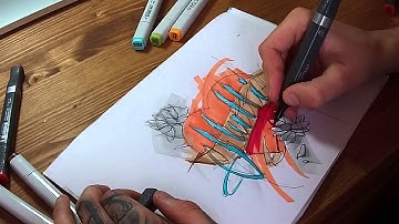 Sketch-Art Timelaps Mother Heart Copic Drawing