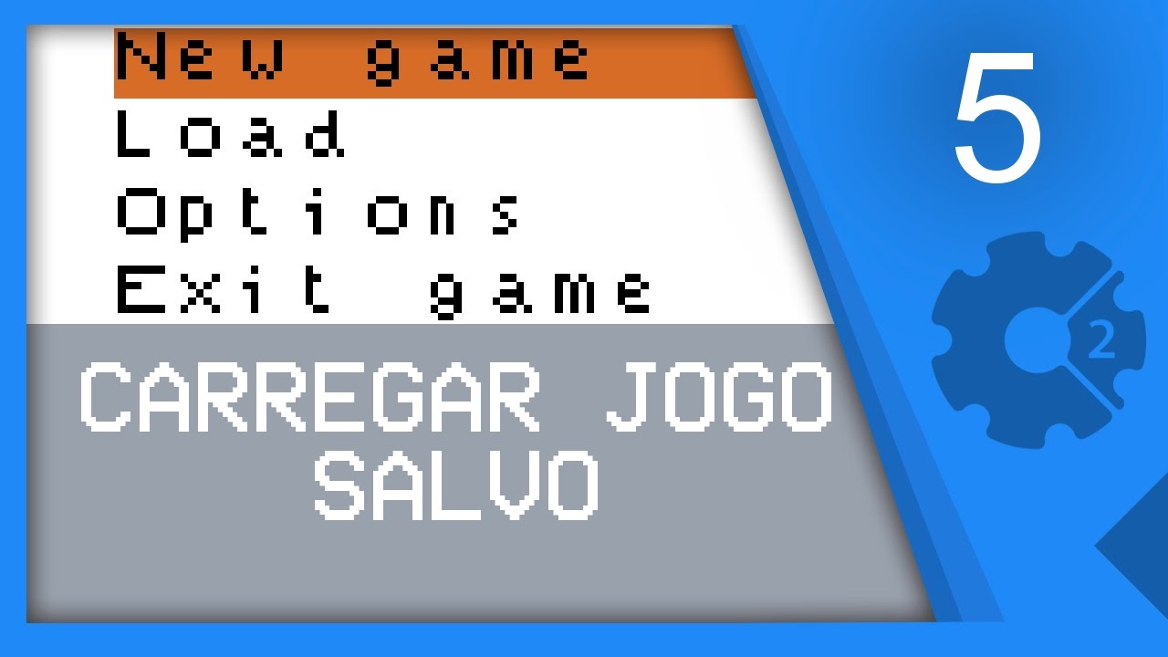 [CONSTRUCT 2] CARREGAR JOGO SALVO - Menu Principal 5/11