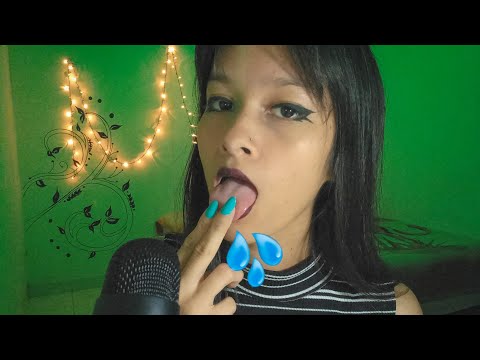 ASMR SONS DE BOCA MOLHADOS E INTENSOS COM TAPPING