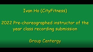 Awards video submission CTG 220914