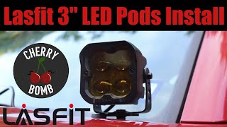 Lasfit 3' LED Pod Sport Series Ditch Light Install (Detailed)