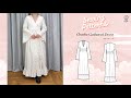 Charlie Gathered Dress Sewing Video // Digital PDF Sewing Pattern Size UK 2-40 // Luyion