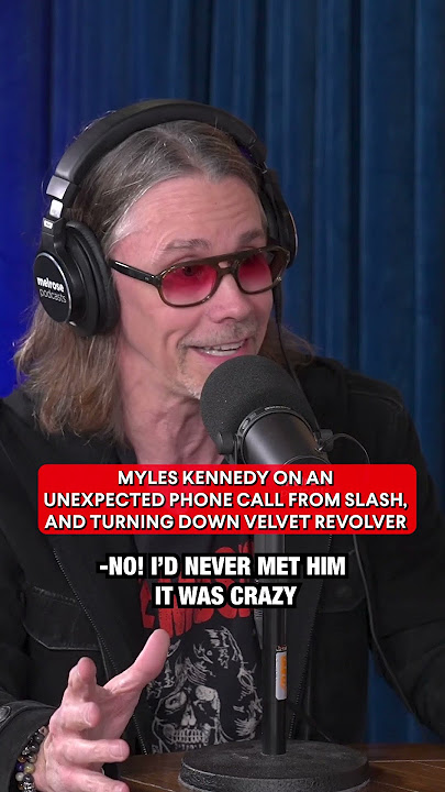 Myles Kennedy on an unexpected phone call from Slash, and turning down Velvet Revolver