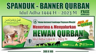SPANDUK BANNER QURBAN - IDUL ADHA 2023